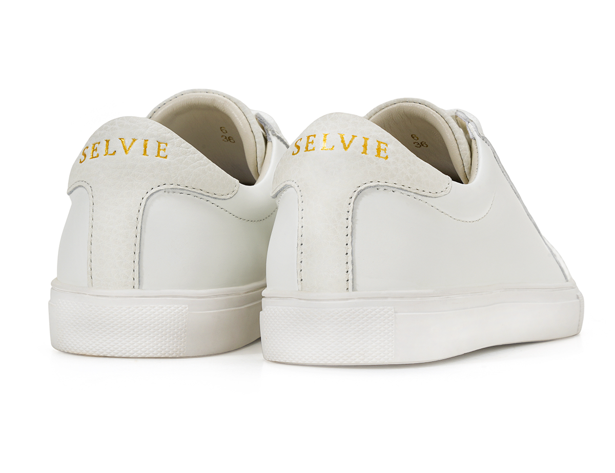 Classic White Leather Sneakers