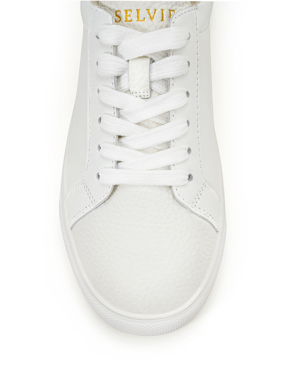 Classic White Leather Sneakers