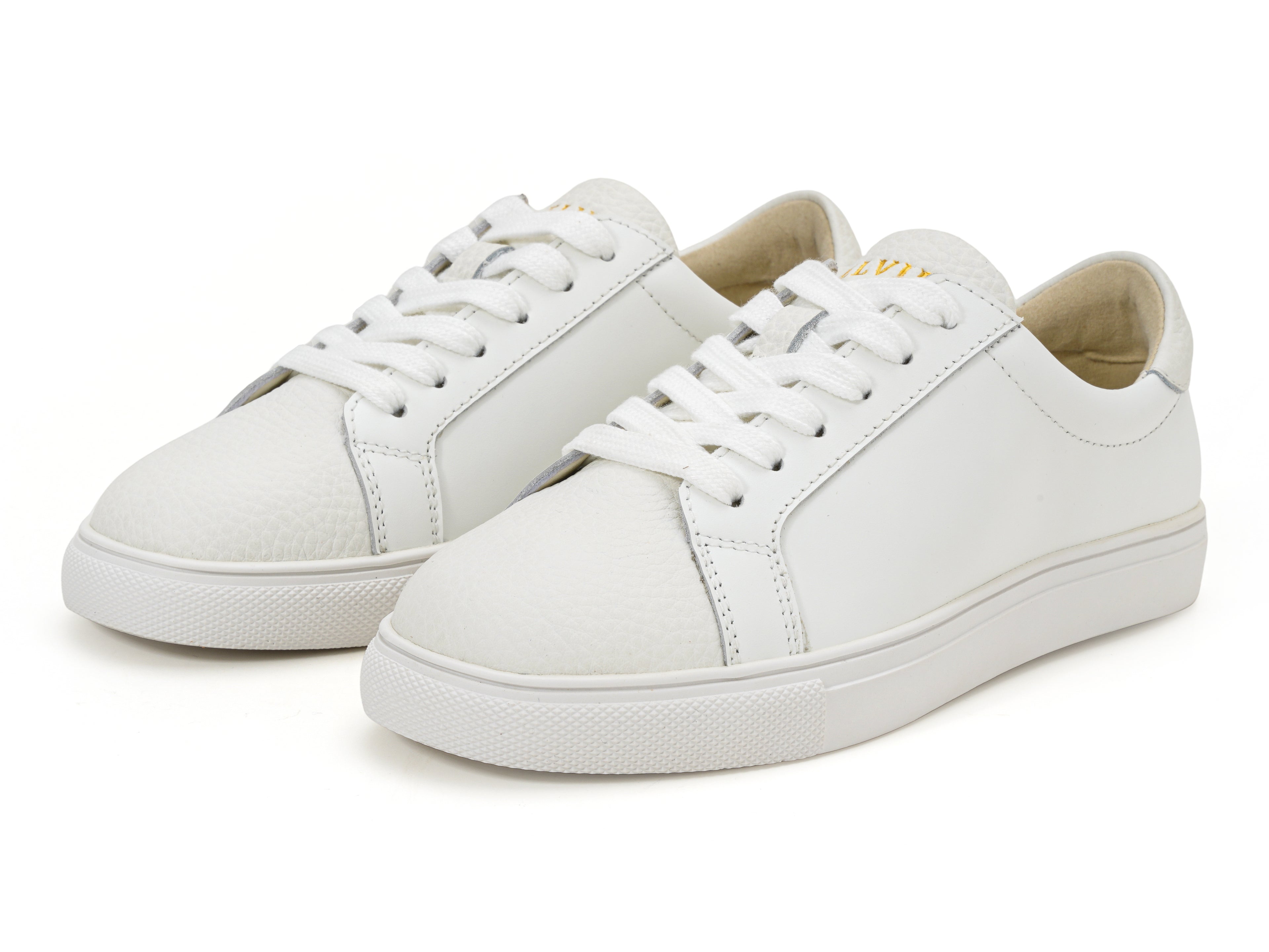 Classic White Leather Sneakers