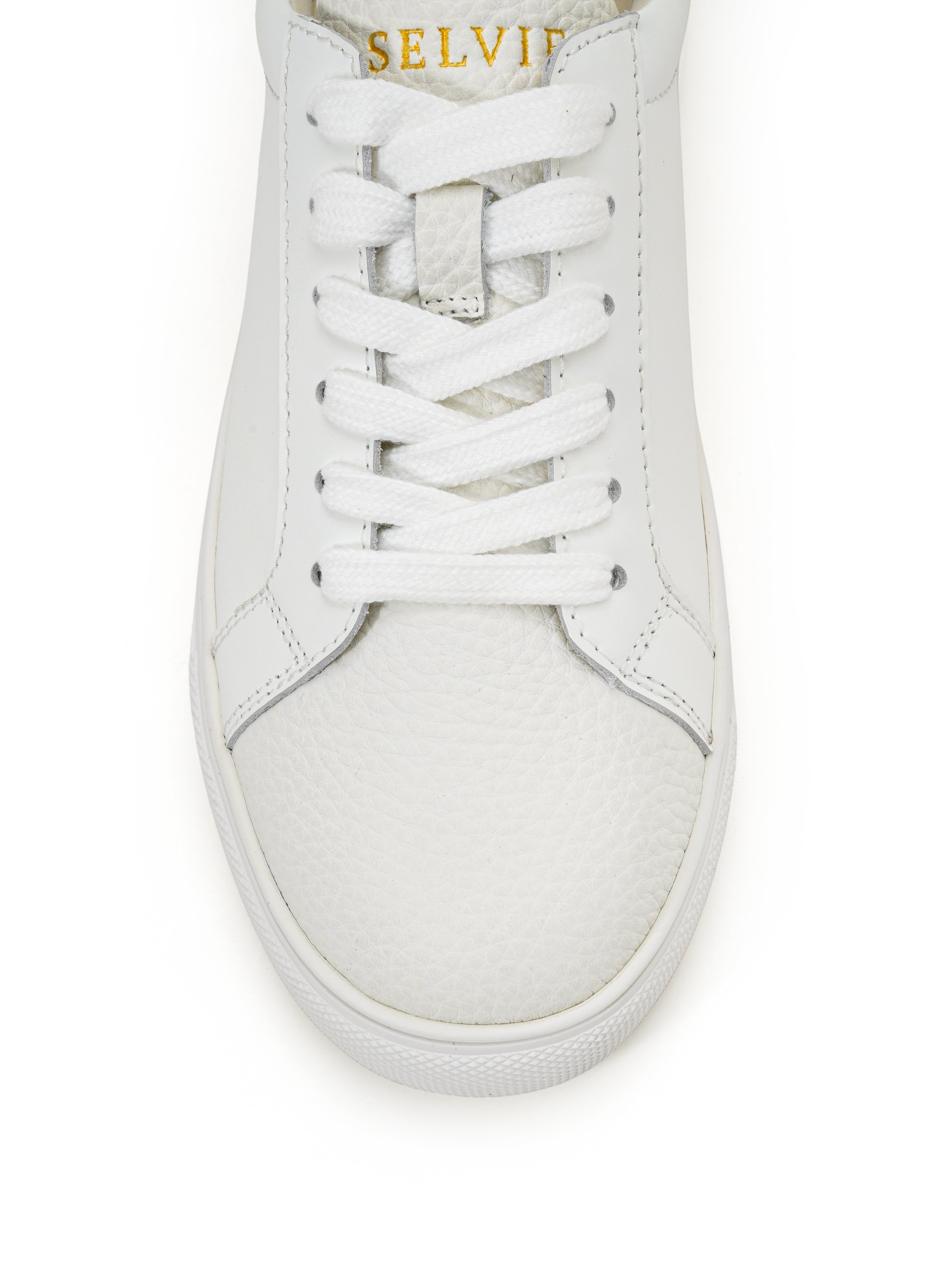 Classic White Leather Sneakers