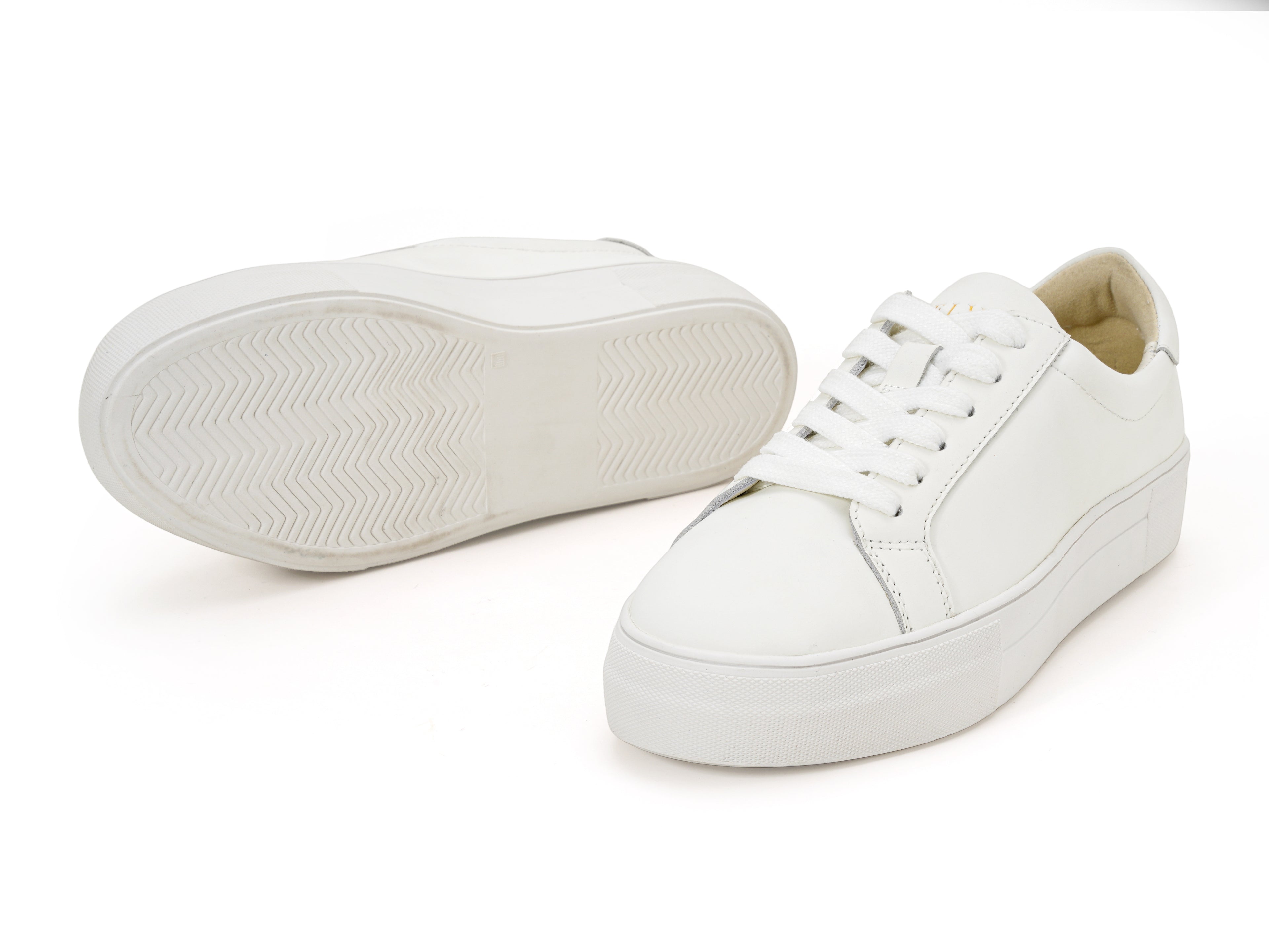 White Leather Sneakers
