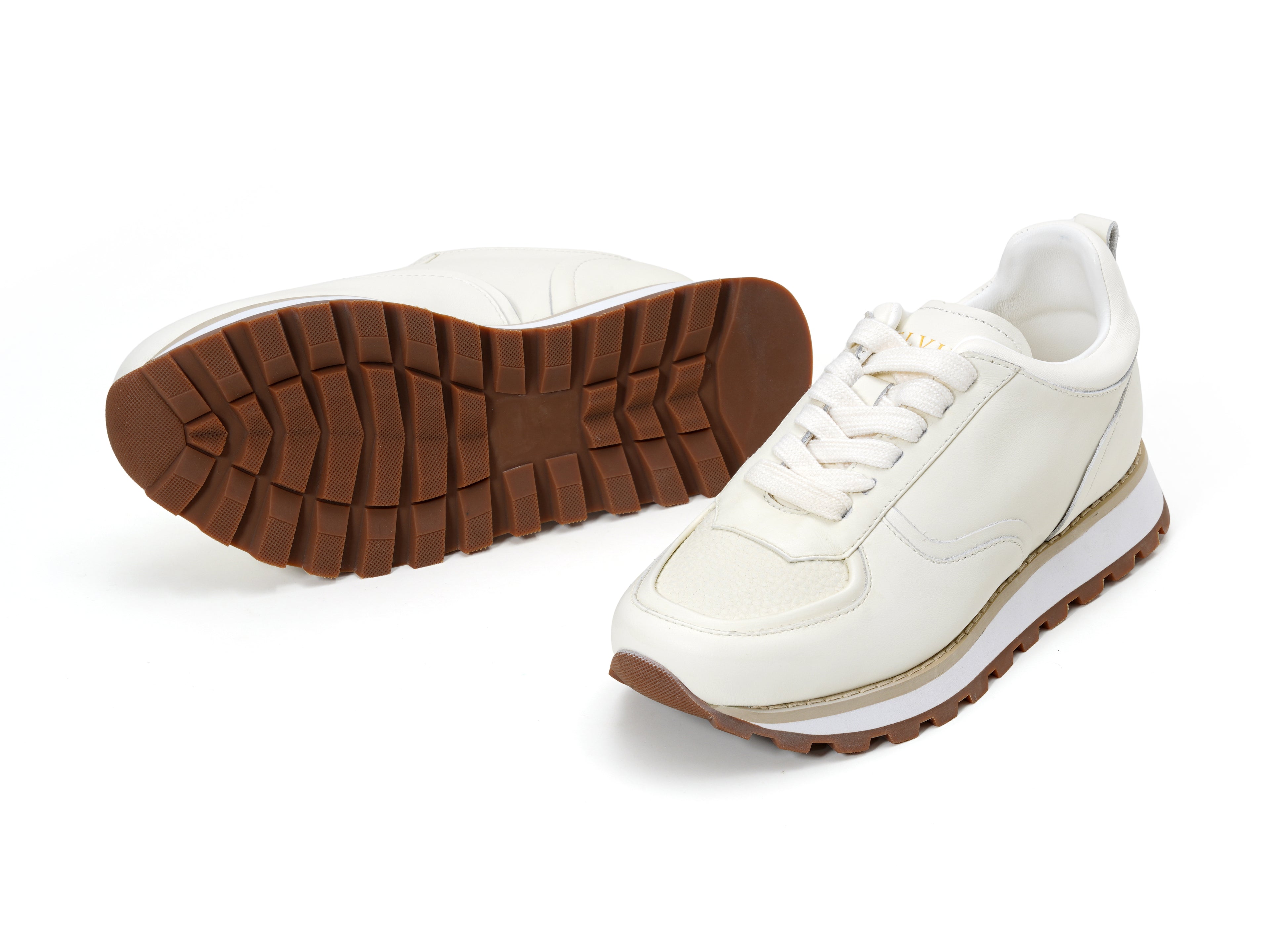 Minimalist White Chunky Sneakers