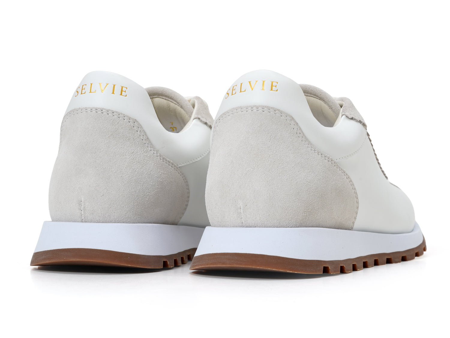 Elegant White Chunky Sneakers