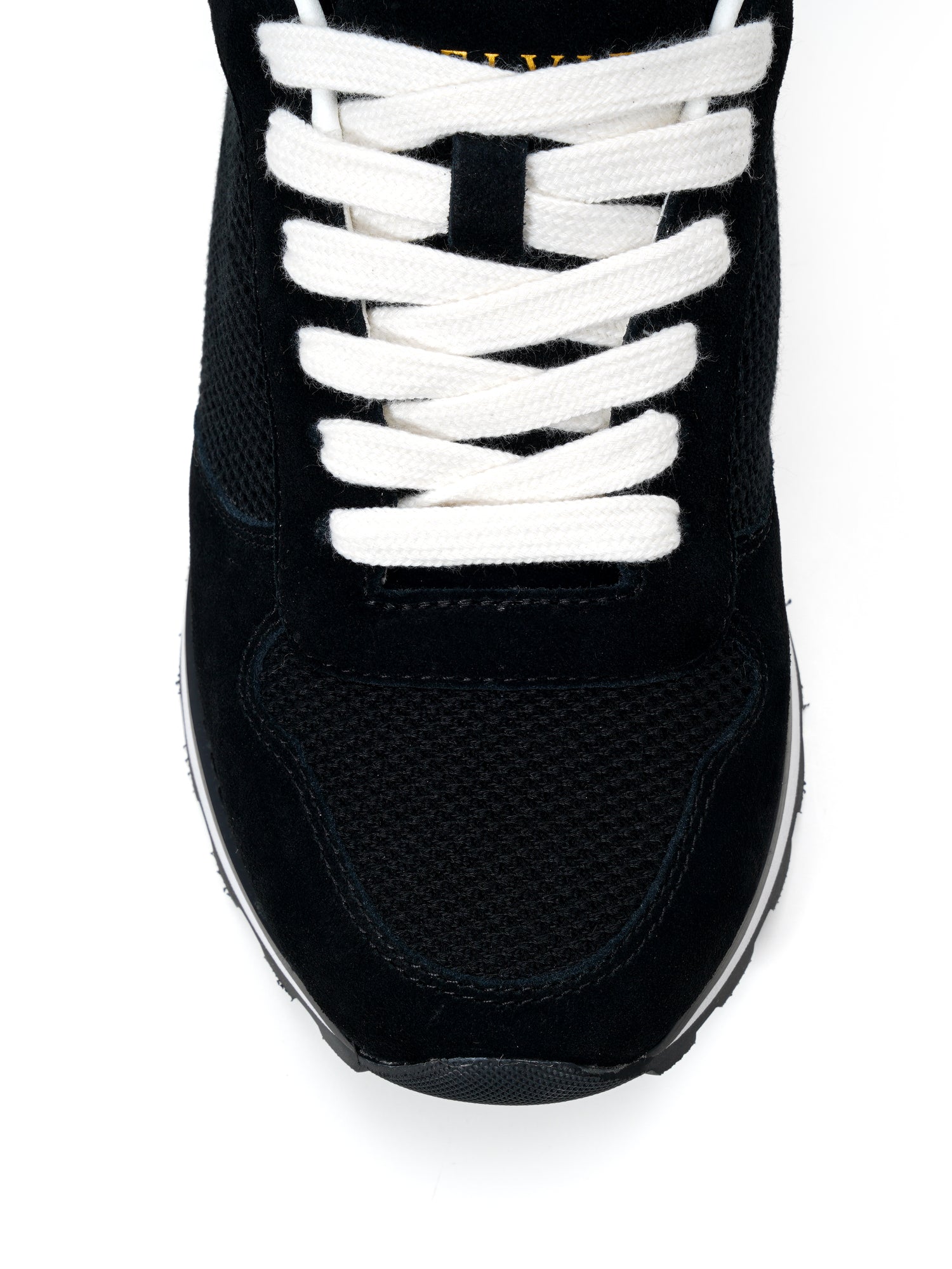 Black Mesh Chunky Sneakers