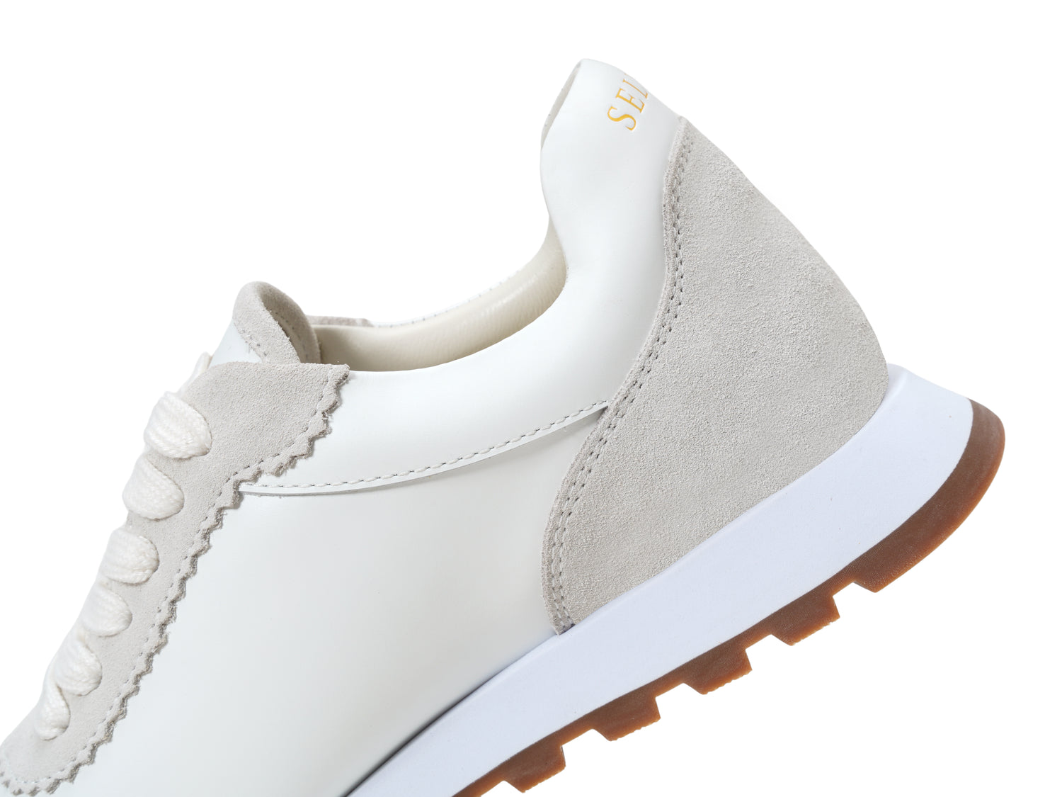 Elegant White Chunky Sneakers
