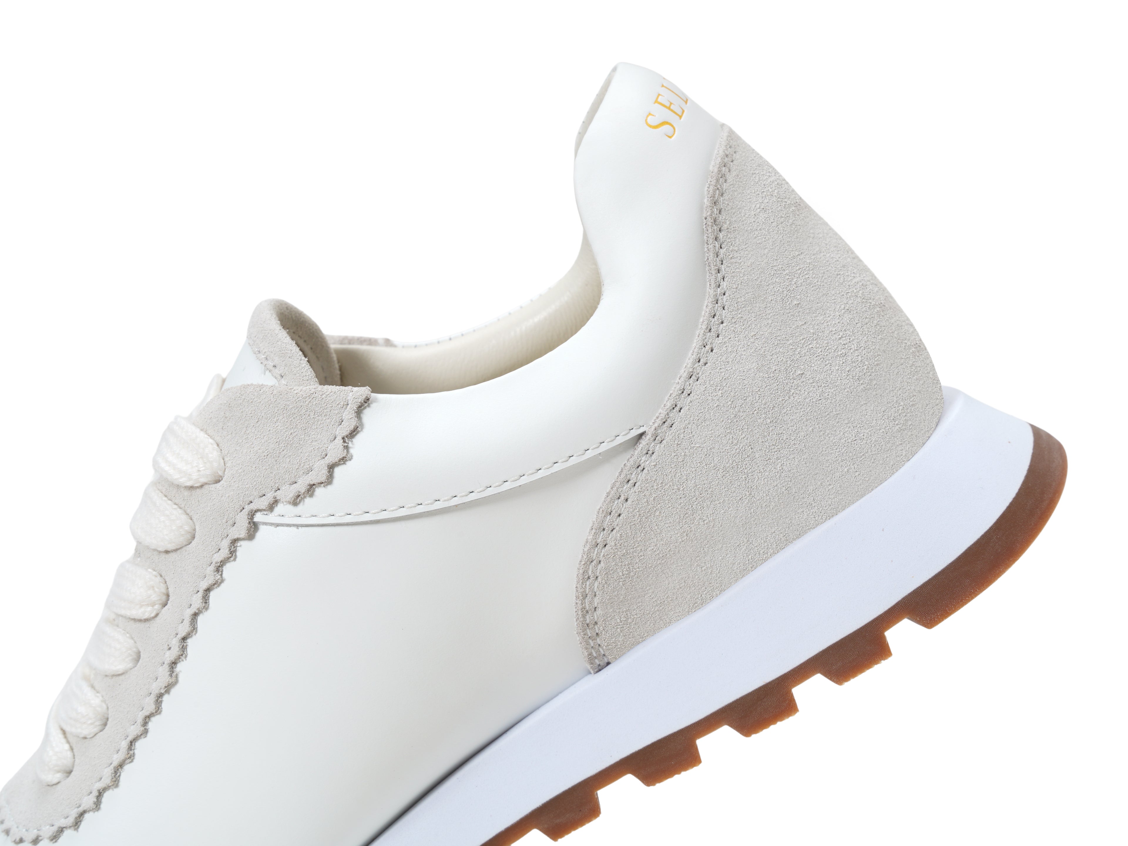 Elegant White Chunky Sneakers