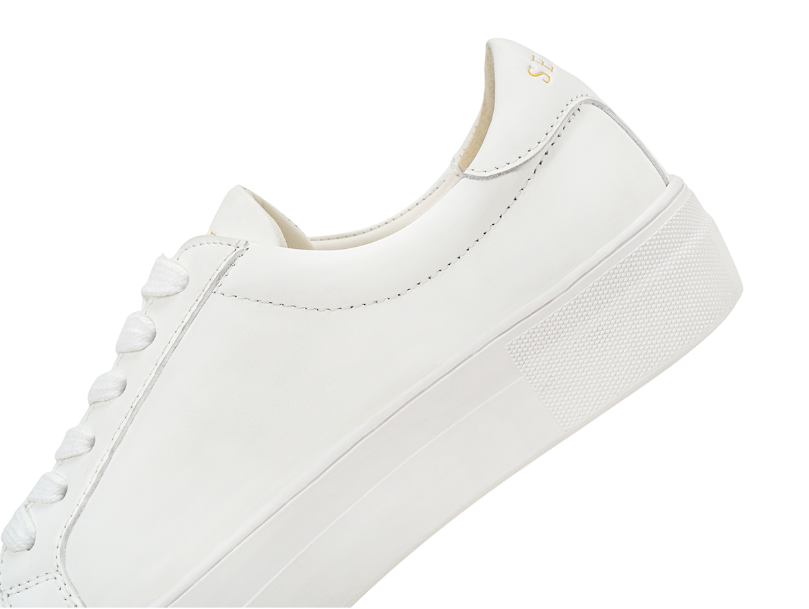 White Leather Sneakers