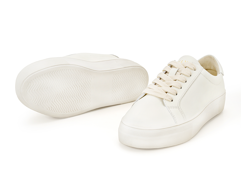 Milk Leather Sneakers