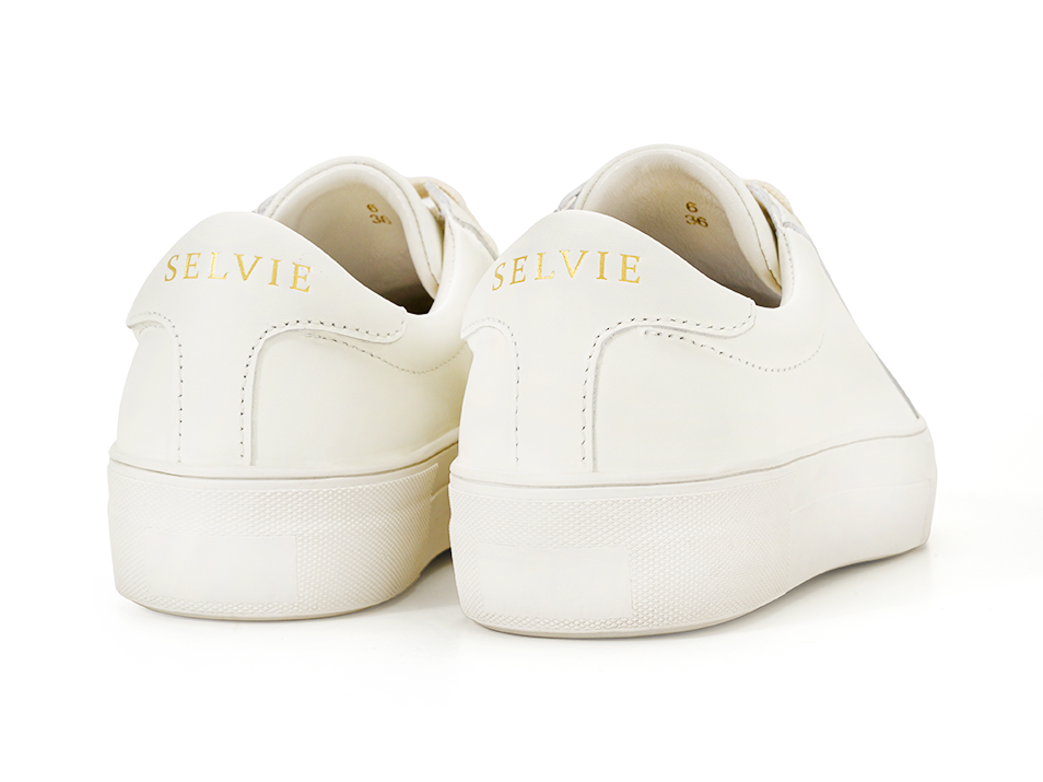 Milk Leather Sneakers