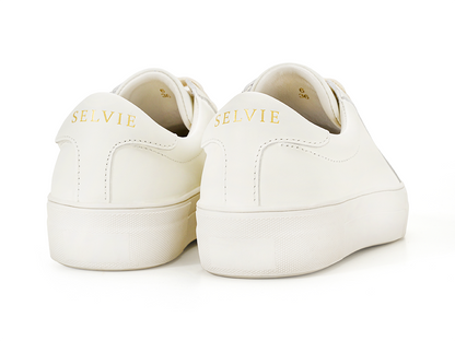 Milk Leather Sneakers