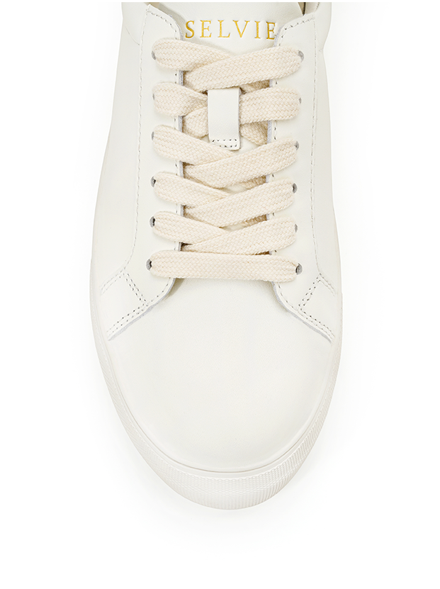 Milk Leather Sneakers