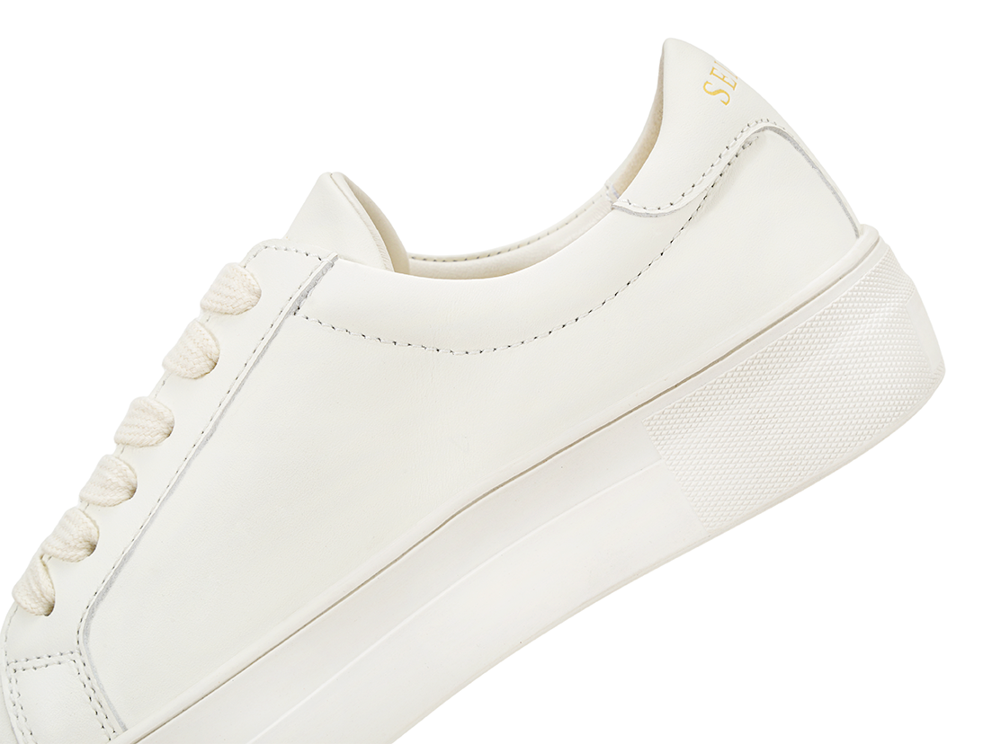 Milk Leather Sneakers