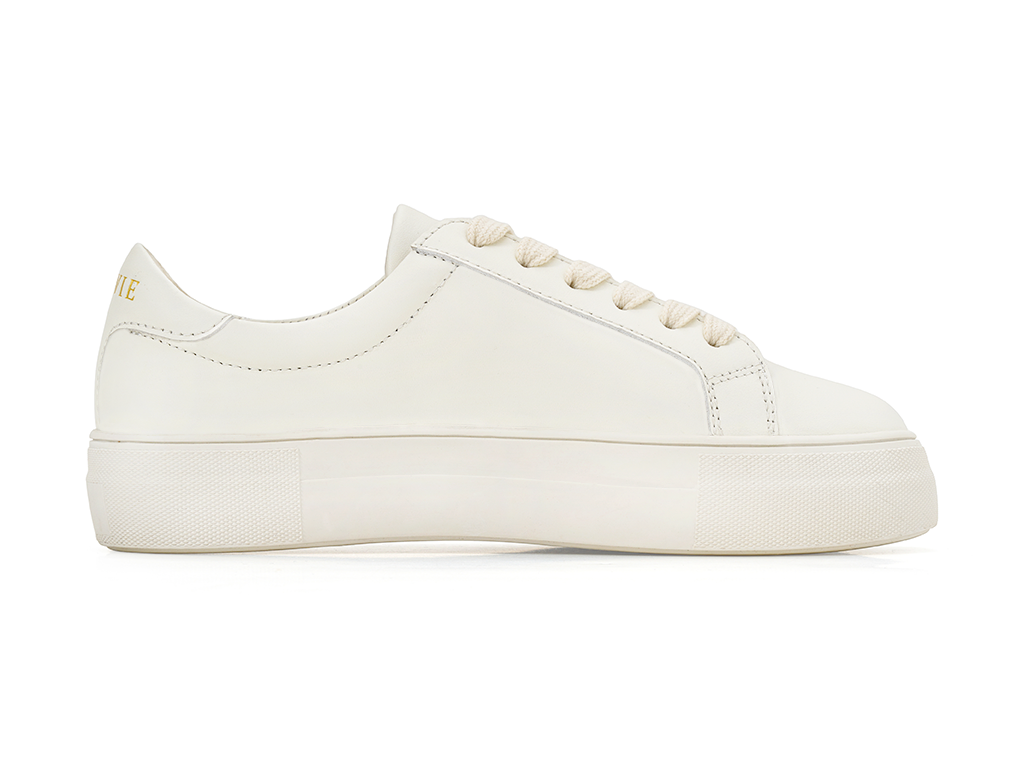 Milk Leather Sneakers