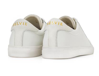 Classic White Leather Sneakers