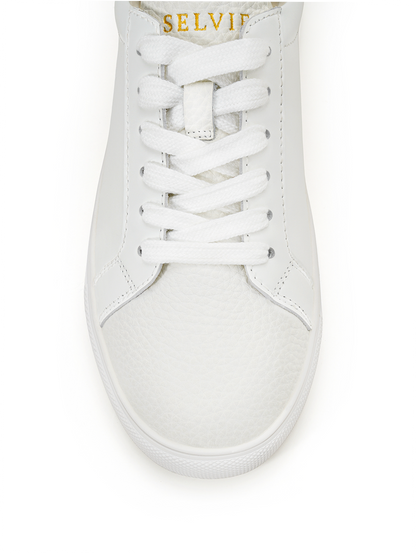 Classic White Leather Sneakers