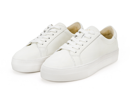 White Leather Sneakers