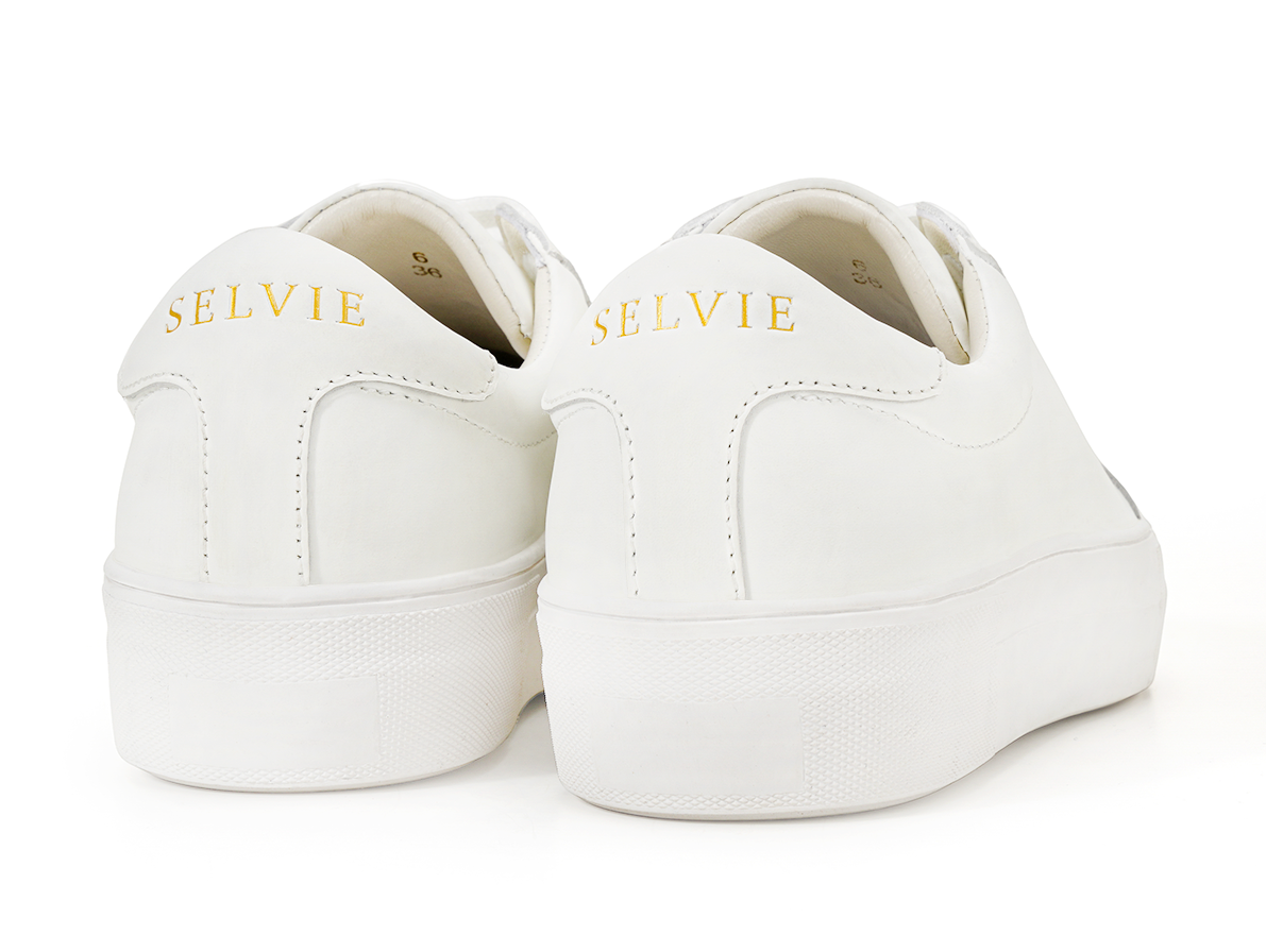 White Leather Sneakers