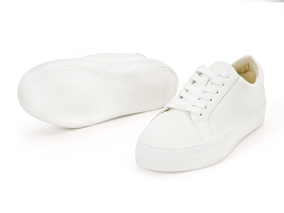 White Leather Sneakers