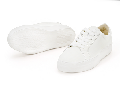 White Leather Sneakers