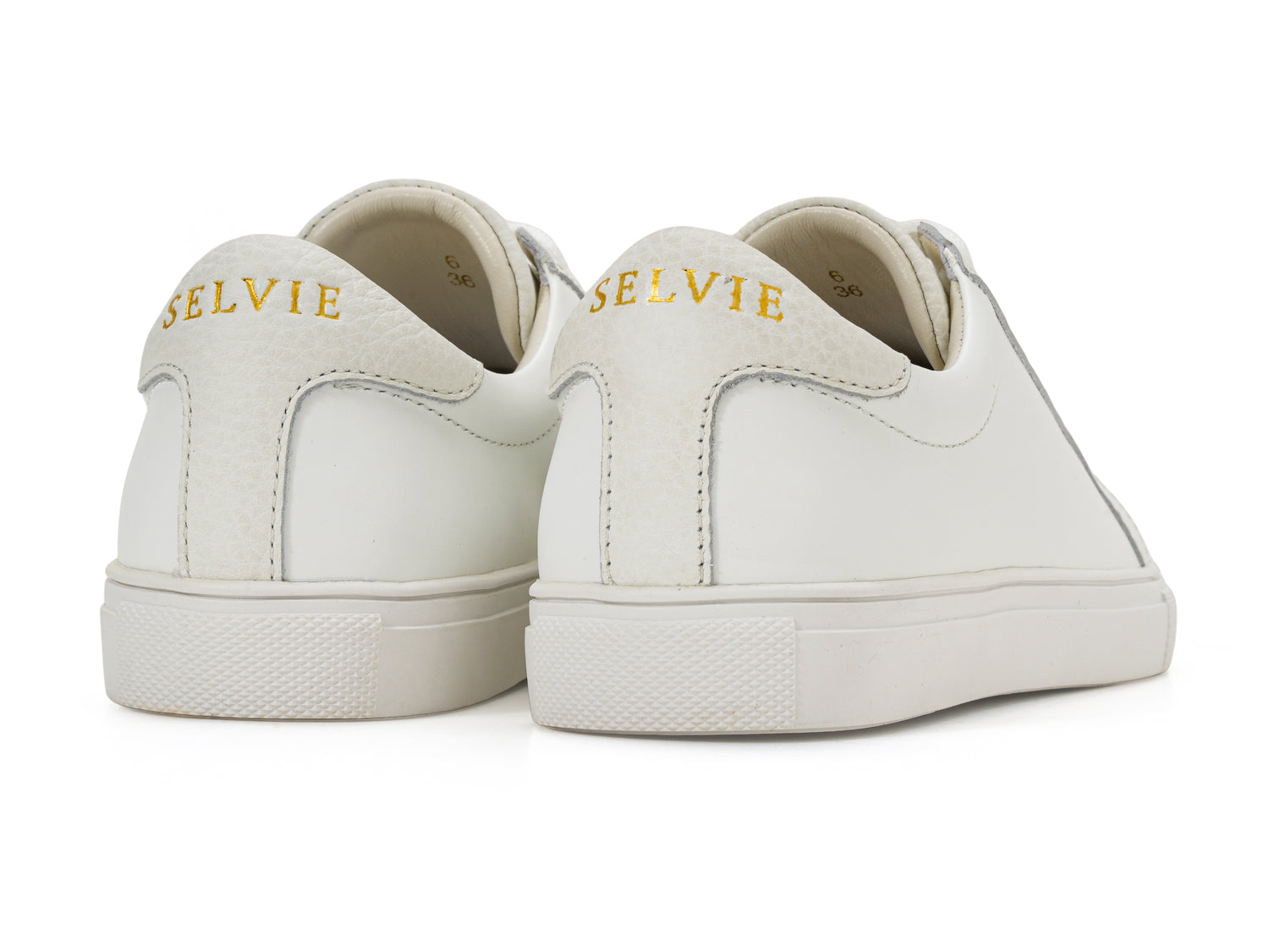 Classic White Leather Sneakers