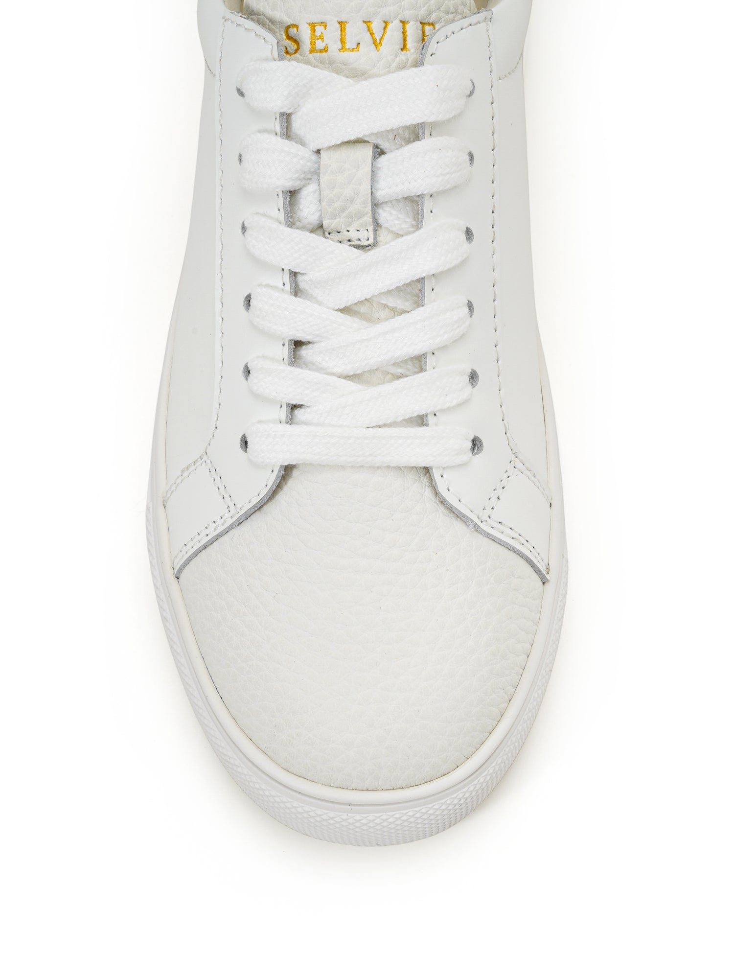 Classic White Leather Sneakers