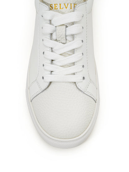 Classic White Leather Sneakers