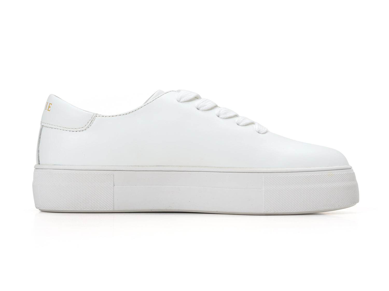 Classic Clean White Platform Sneaker