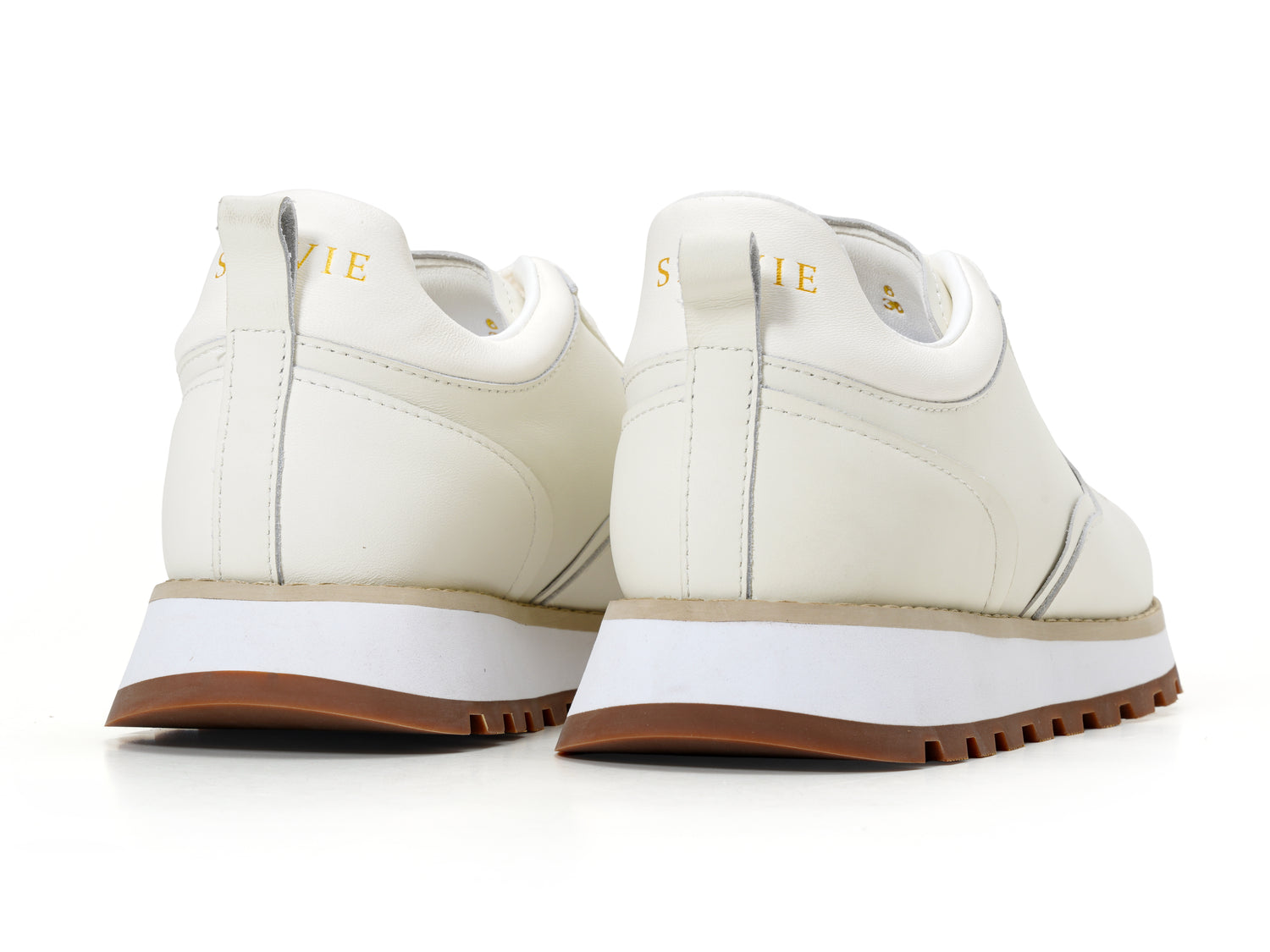 Minimalist White Chunky Sneakers