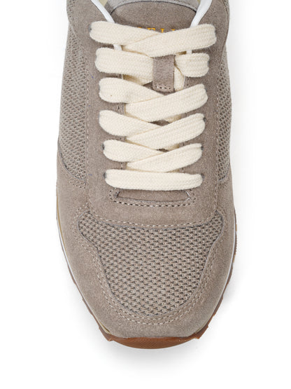Tan Mesh Chunky Sneakers