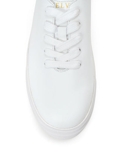 Classic Clean White Platform Sneaker